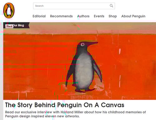 Penguin Books website