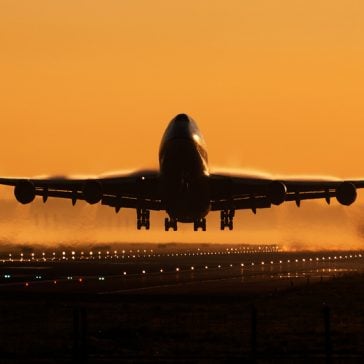 Plane landing