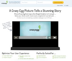 crazyegg landing page