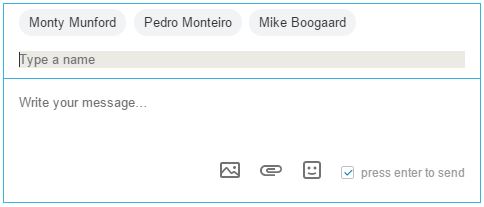 Linked In compose message screen
