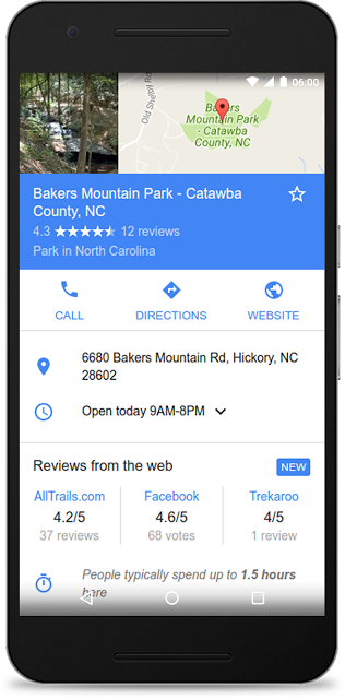 Google Reviews from the web in Google Search