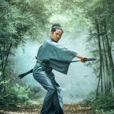 A samurai to illustrate the blog How SMBs can use machine learning to kick ass