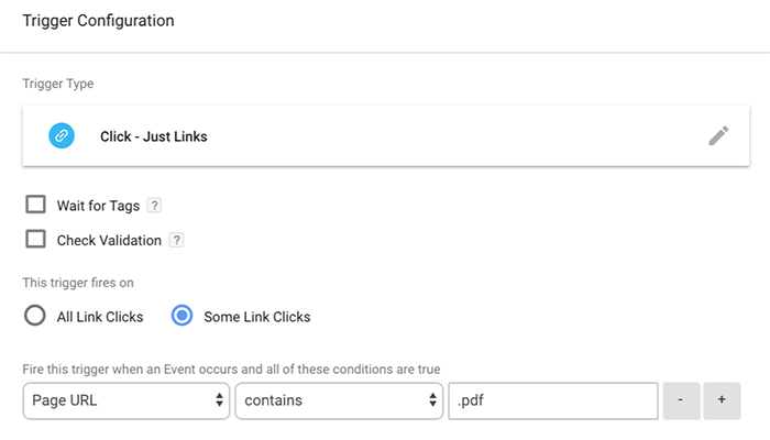 Configure Trigger type