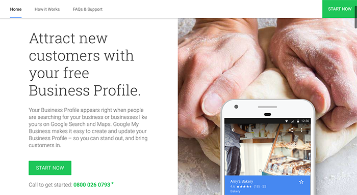 setting up your google my business account welcome screen