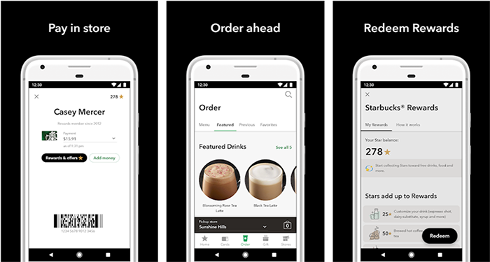 Starbucks app