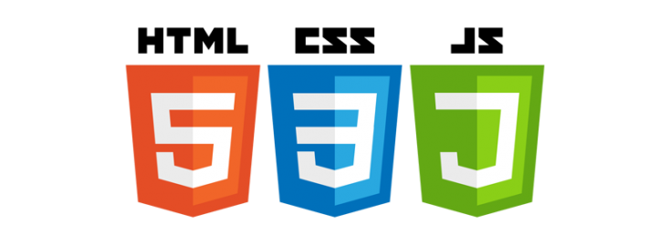 Different code for building websites: HTML, CSS, JS