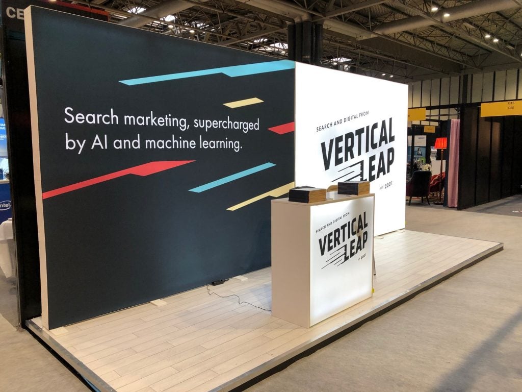 The Vertical Leap stand at the Festival of Enterprise