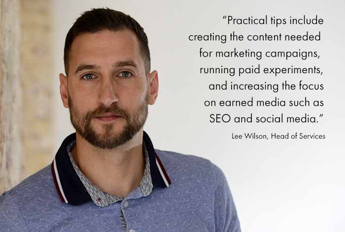 Quote from Lee wilson giving practical tips on what to do 