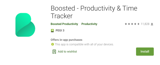 Boosted - the productivity and time tracker app