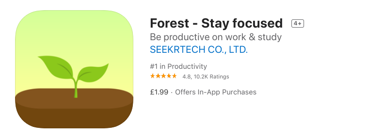 Forest app