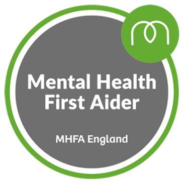 Mental Health First Aid badge