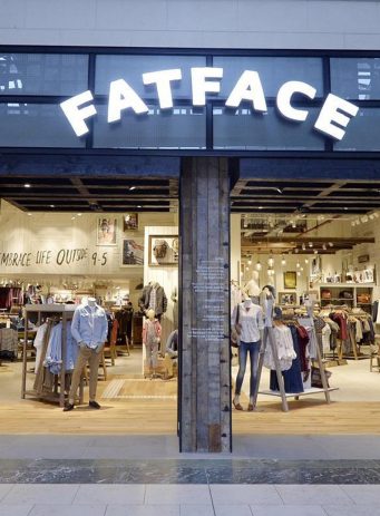 FatFace SEO case study header image showing FatFace store