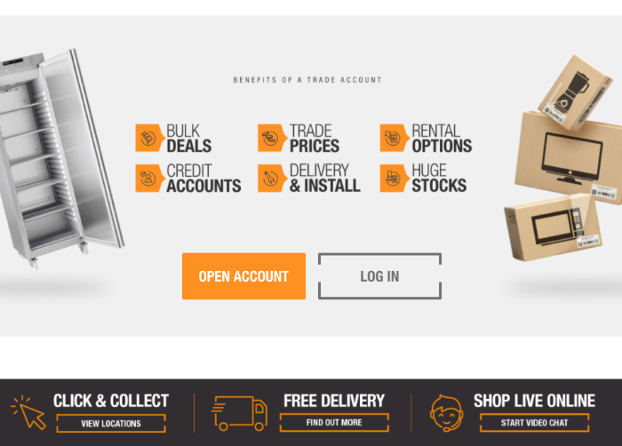 B2B eCommerce website Hughes Trade benefits