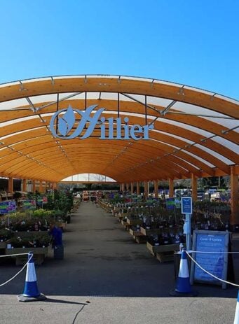 Hillier garden centre entrance