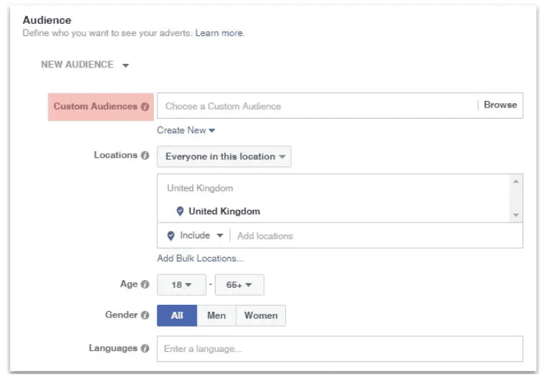 facebook custom audiences