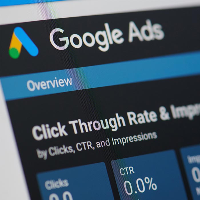 google ads interface