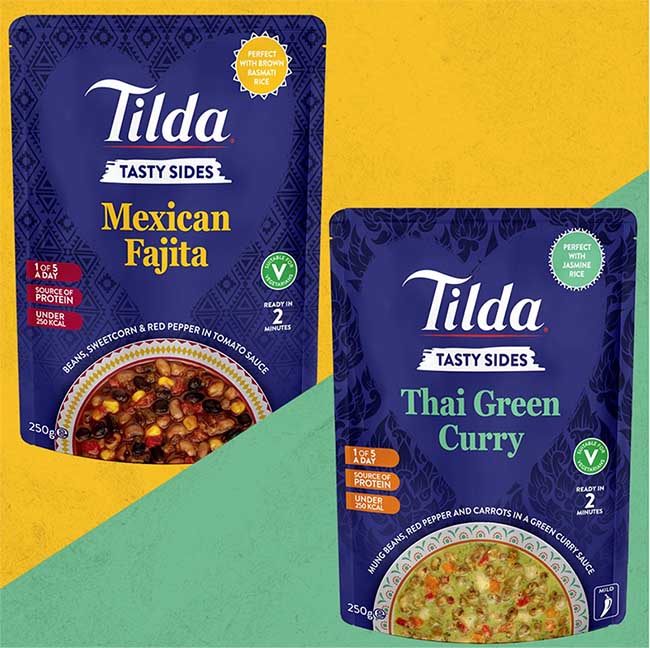 Packs of Tilda Rice