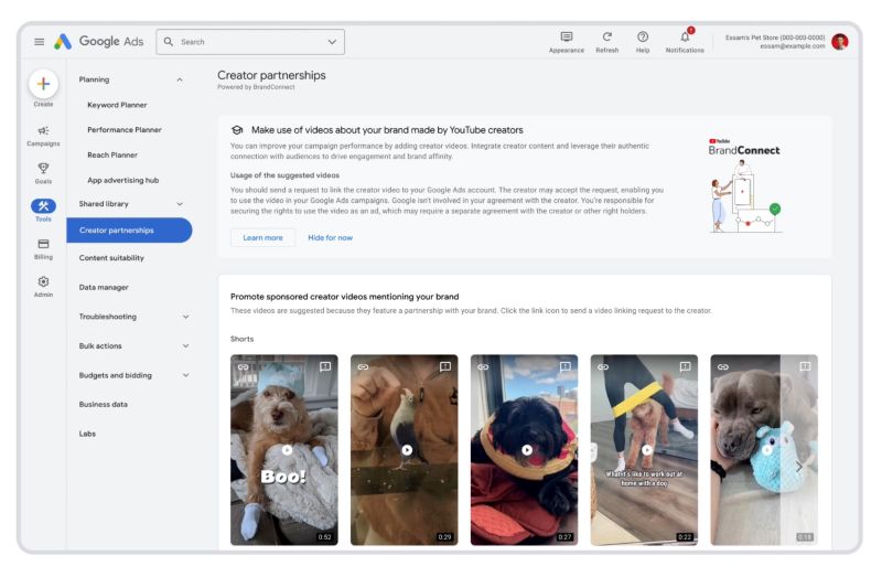 YouTube BrandConnect